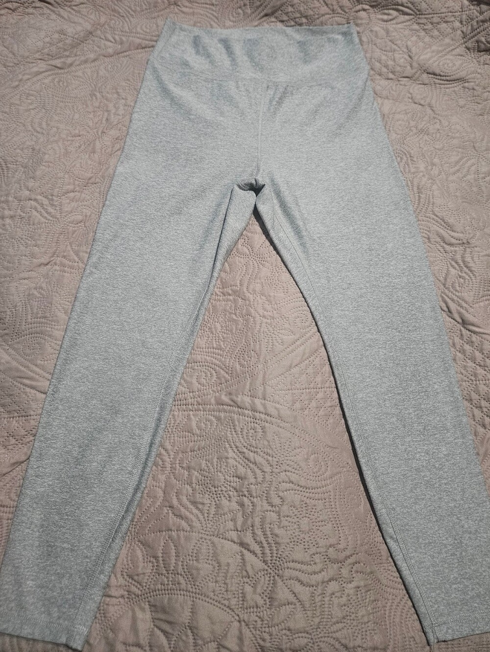 Old Navy Cloud+ Go-Dry Heather Gray High Waisted Leggings Size S Small Petite"